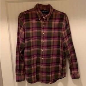 Ralph Lauren men’s button down flannel shirt.